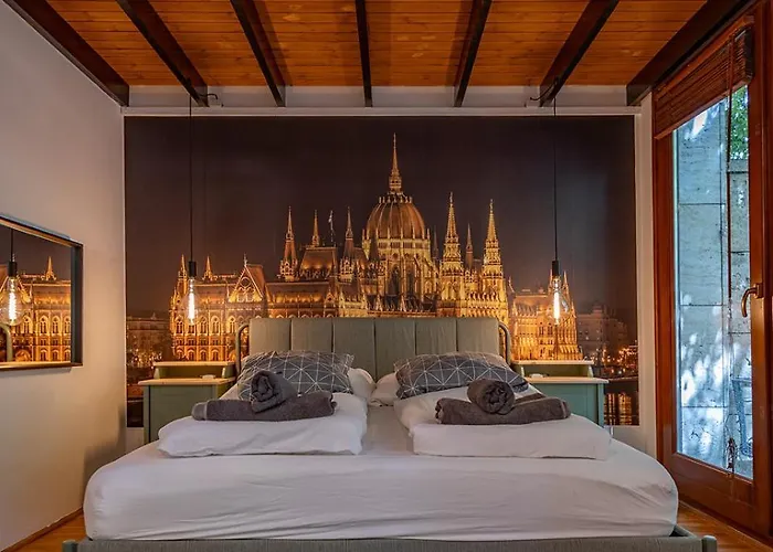 公寓 Mooki Loft&garden In Sohobudapest *