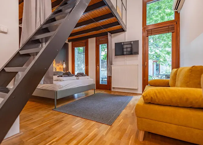 شقة Mooki Loft&garden In Sohobudapest *